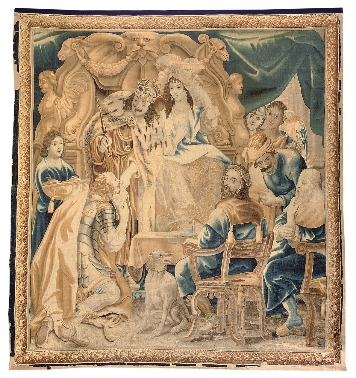 Brussels tapestry from a set of six, c.1650 by Jean Le and Eggermans Daniel II Clerc