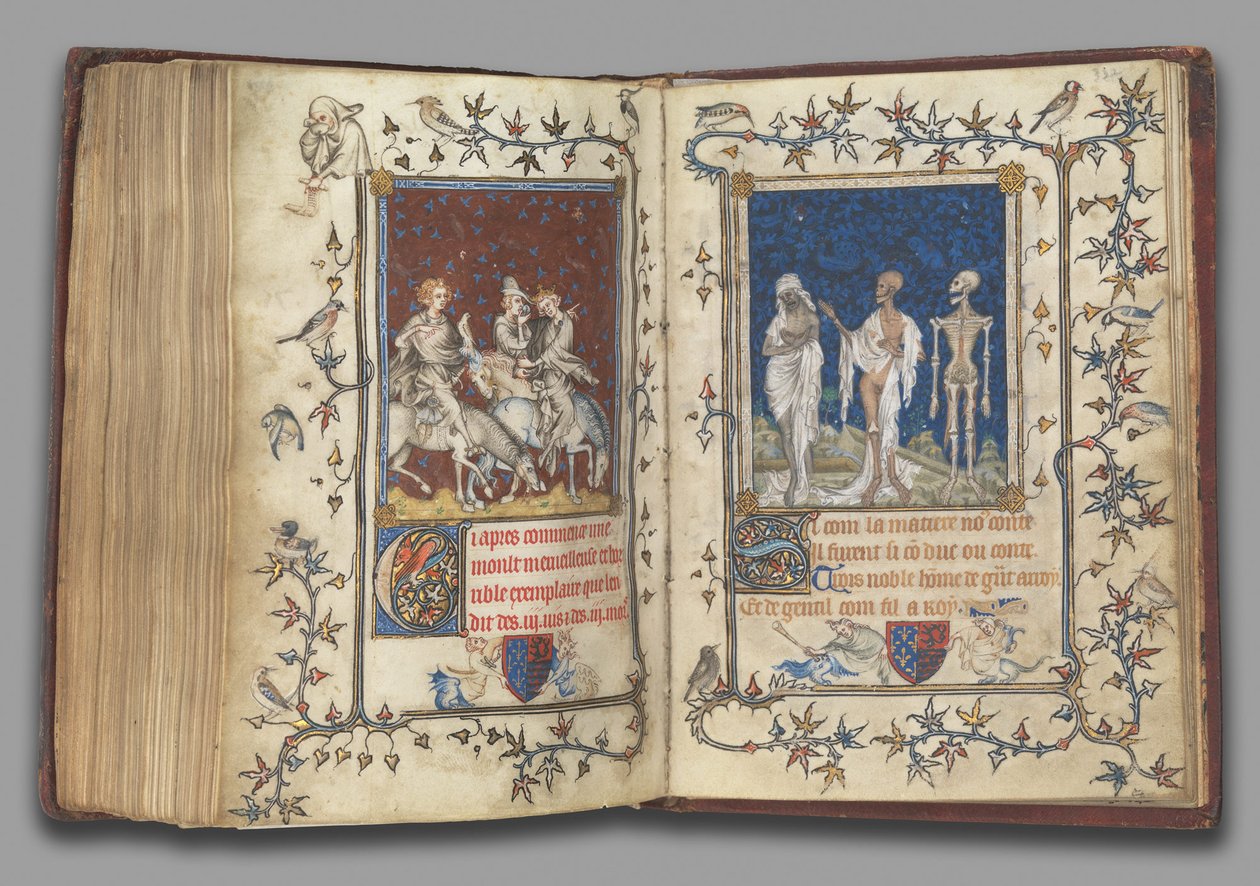 From the Prayer Book of Bonne of Luxembourg, Duchess of Normandy by Jean Le and workshop (attr. to) Noir