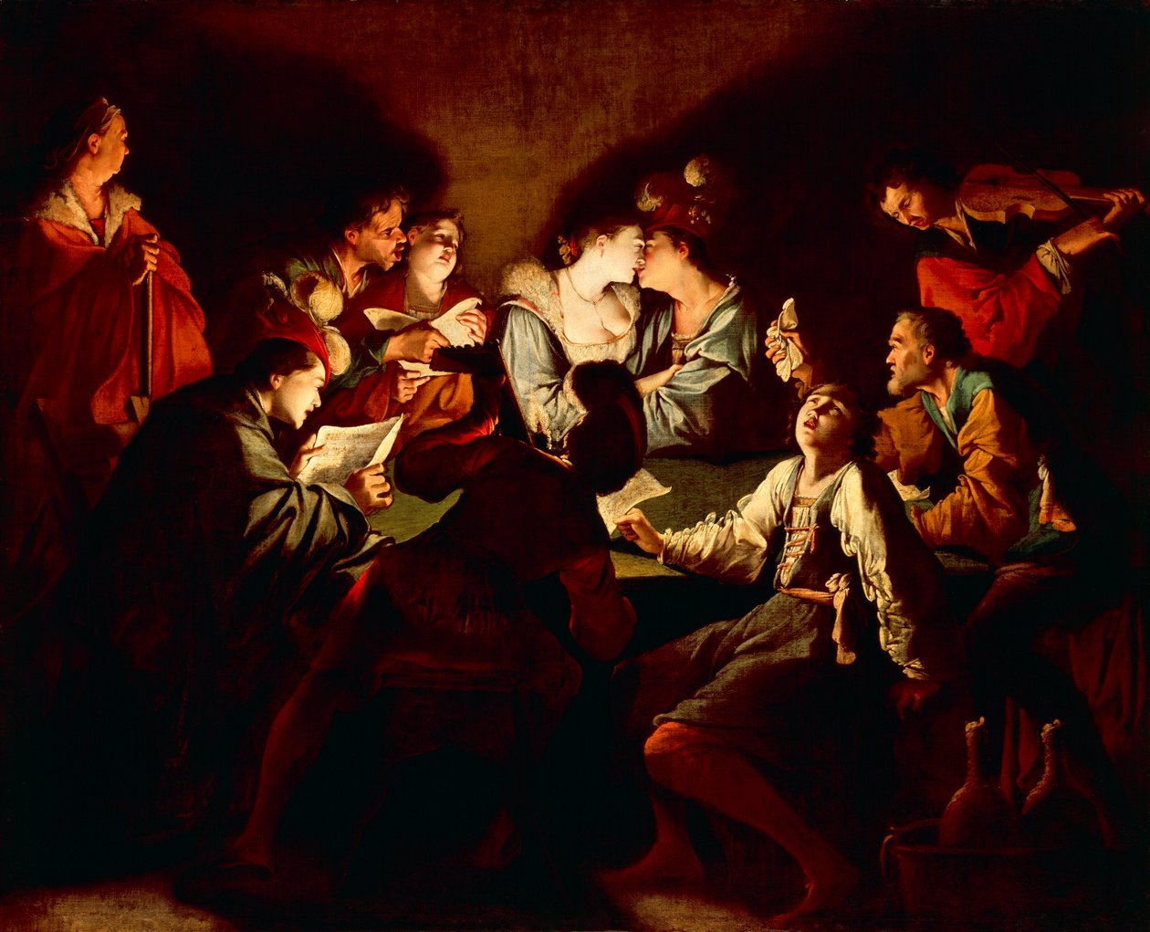 Nocturnal concert by Jean Leclerc