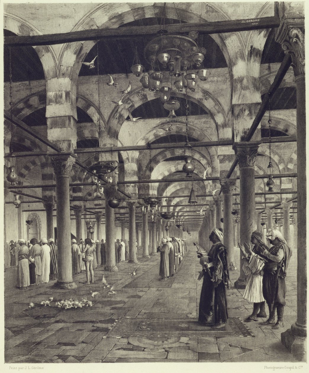 Public Prayer in the Mosque of Amron, from 