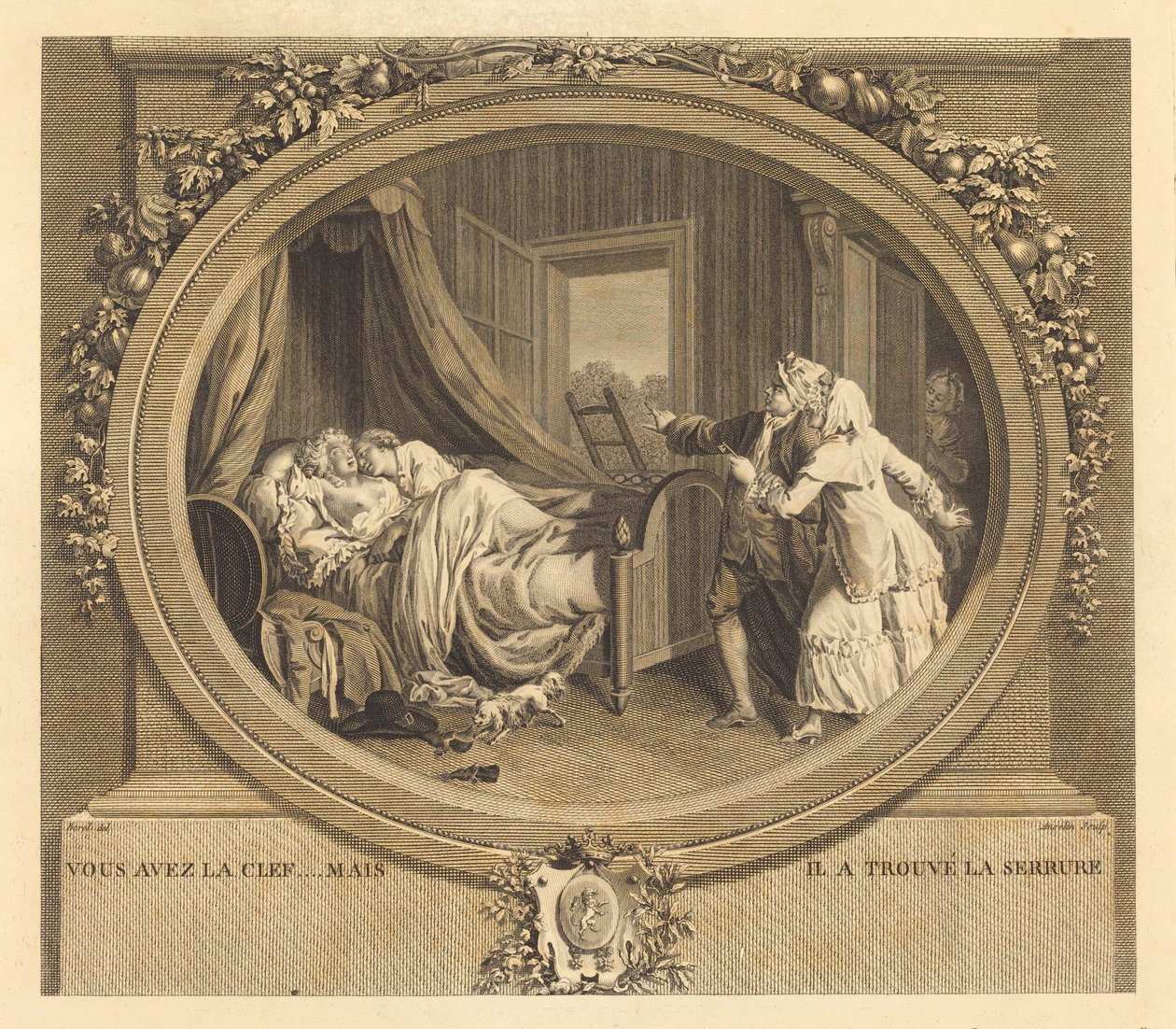 You Have the Key, But He Found the Lock by Jean Louis Anselin after Antoine Borel