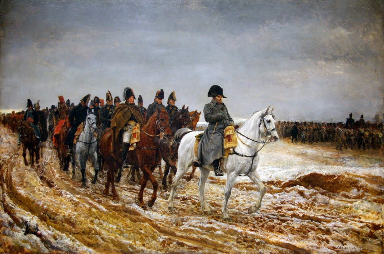 1814. French Campaign by Jean-Louis Ernest Meissonier