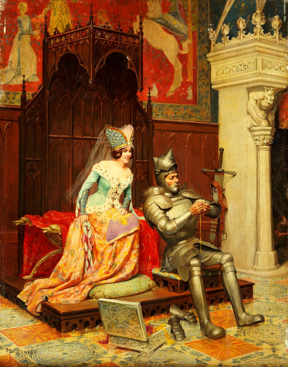 An Arthurian Legend by Jean-Louis Ernest Meissonier