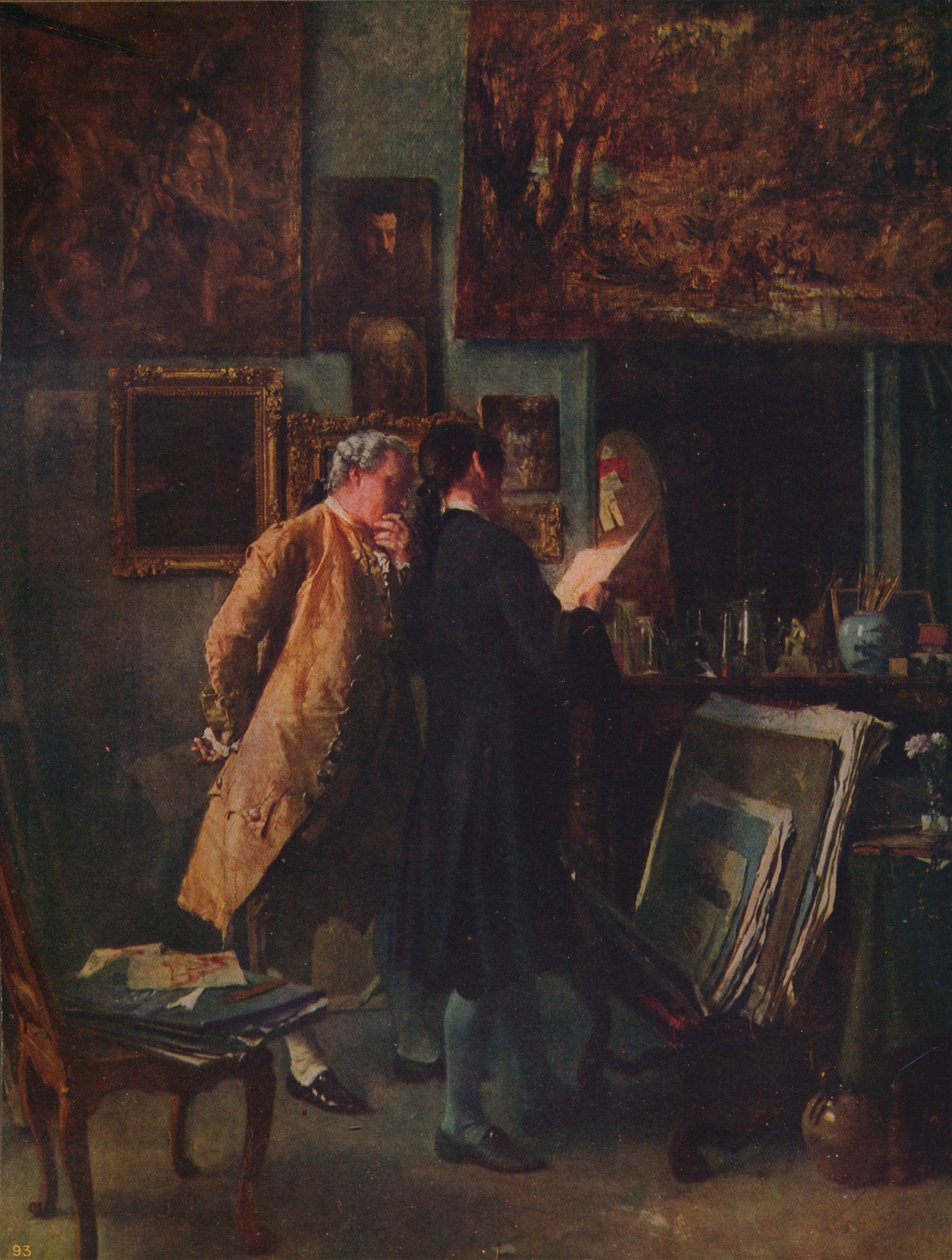 The Print Collector by Jean-Louis Ernest Meissonier