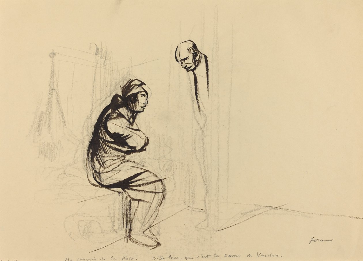At the Congress of Peace by Jean Louis Forain