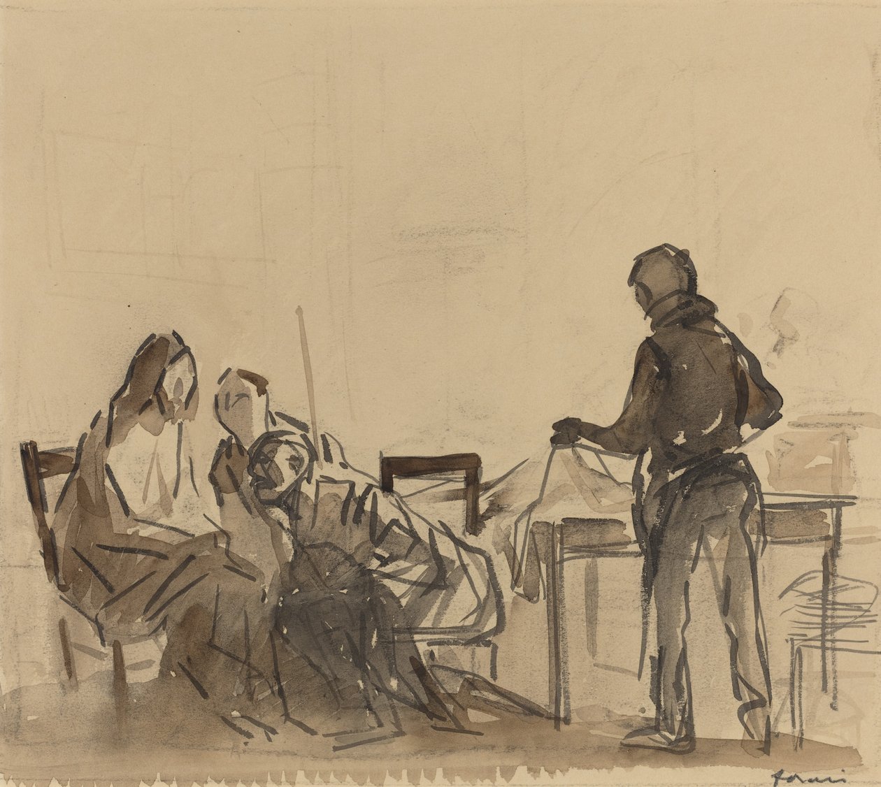 Before the Repast at Emmaus by Jean-Louis Forain