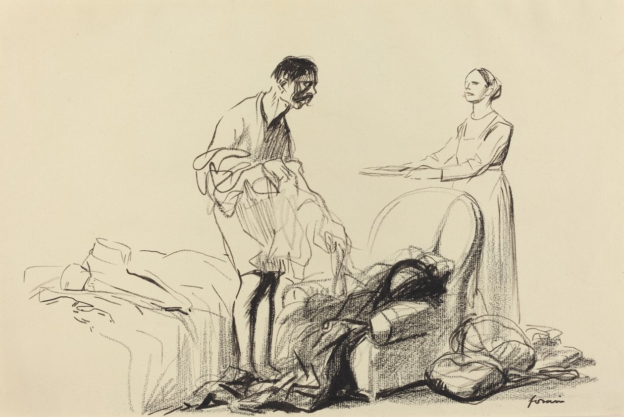 Discharged from Military Service by Jean-Louis Forain