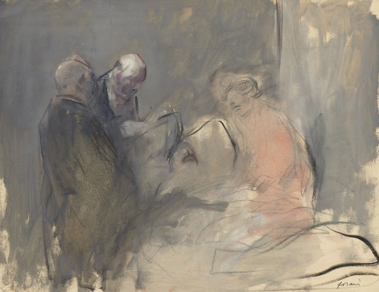 In the Hospital by Jean Louis Forain