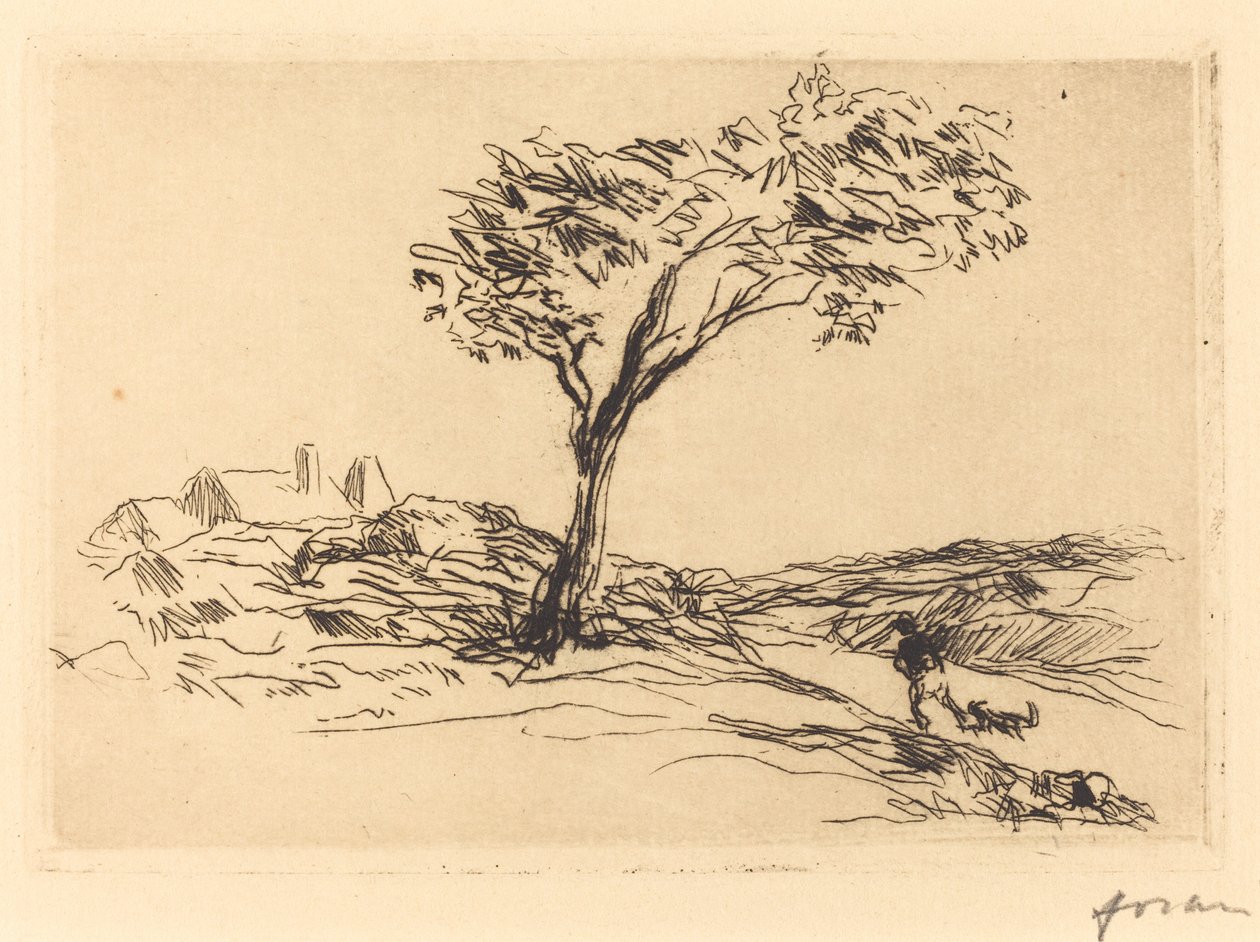 Landscape in the Environs of Versailles by Jean-Louis Forain