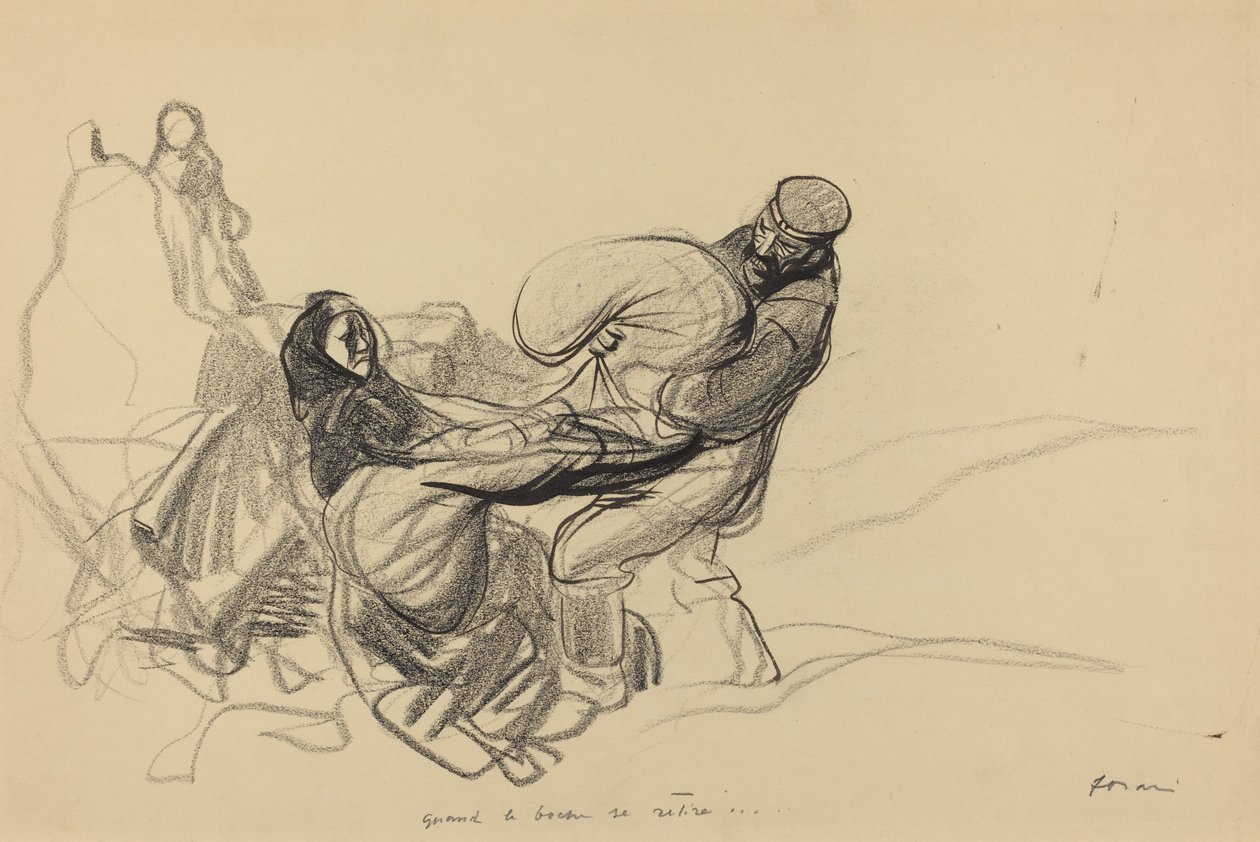 Quand le boche se retire... by Jean Louis Forain