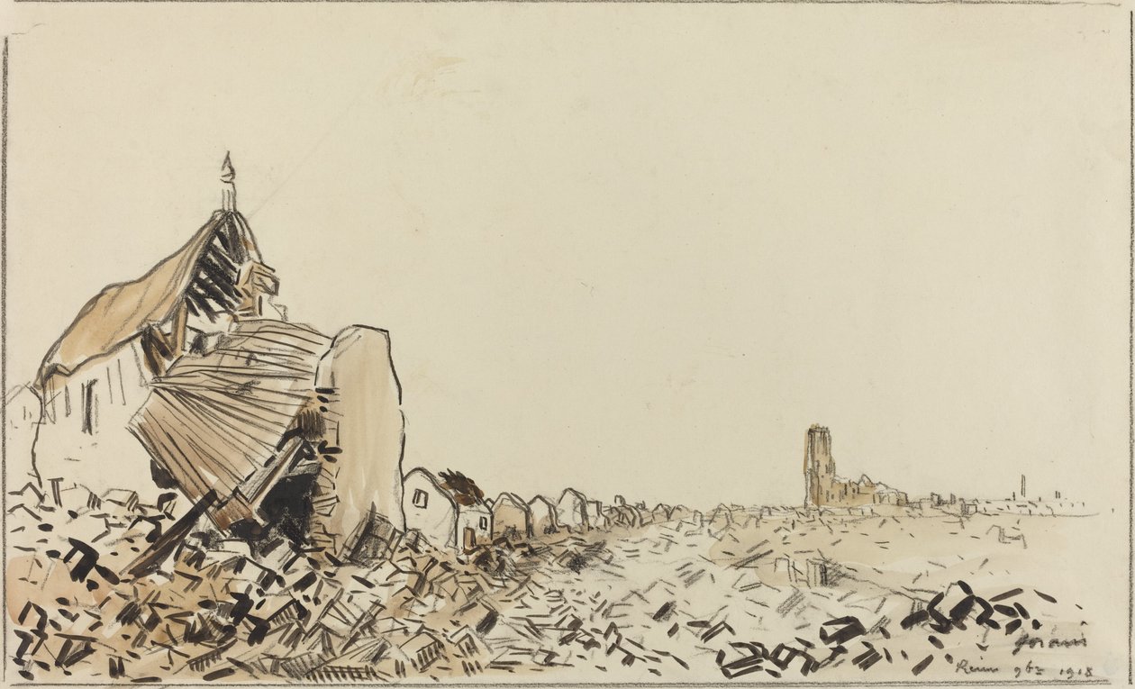 Reims November 1918 by Jean-Louis Forain