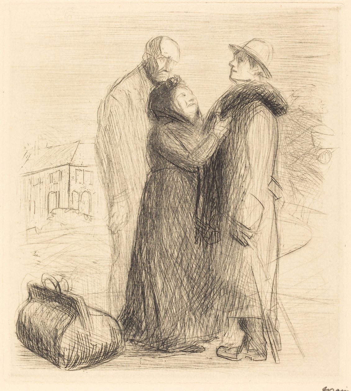 The Departure of the Prodigal Son (first plate) by Jean Louis Forain