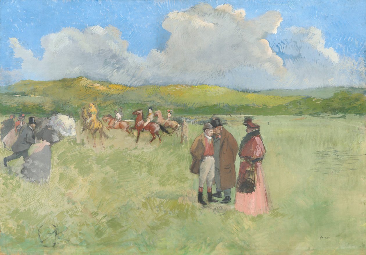 The Race Track by Jean-Louis Forain