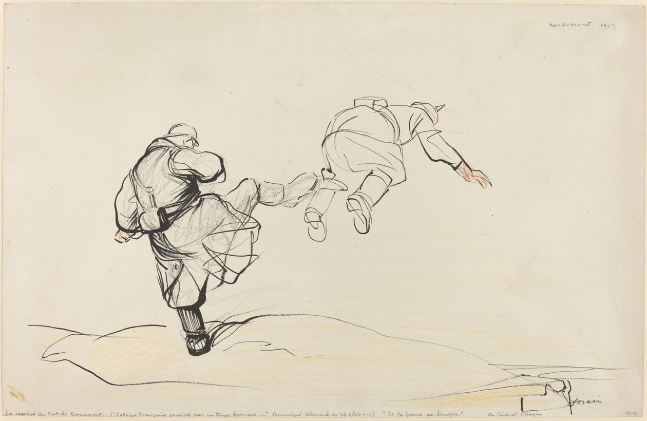 The Taking of Fort Douaumont by Jean Louis Forain