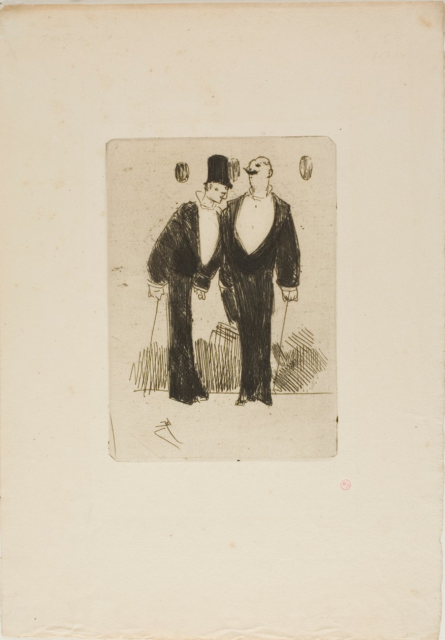 The Two Dandies by Jean-Louis Forain