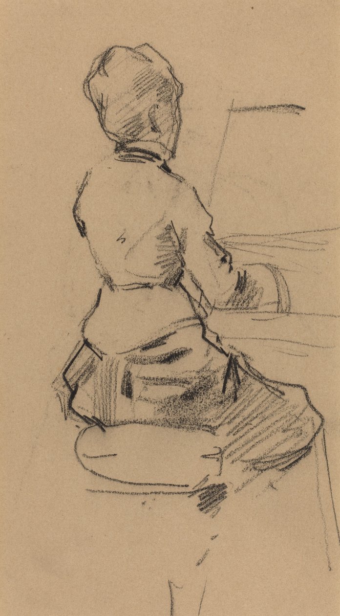 Young Woman Seated at a Piano by Jean Louis Forain