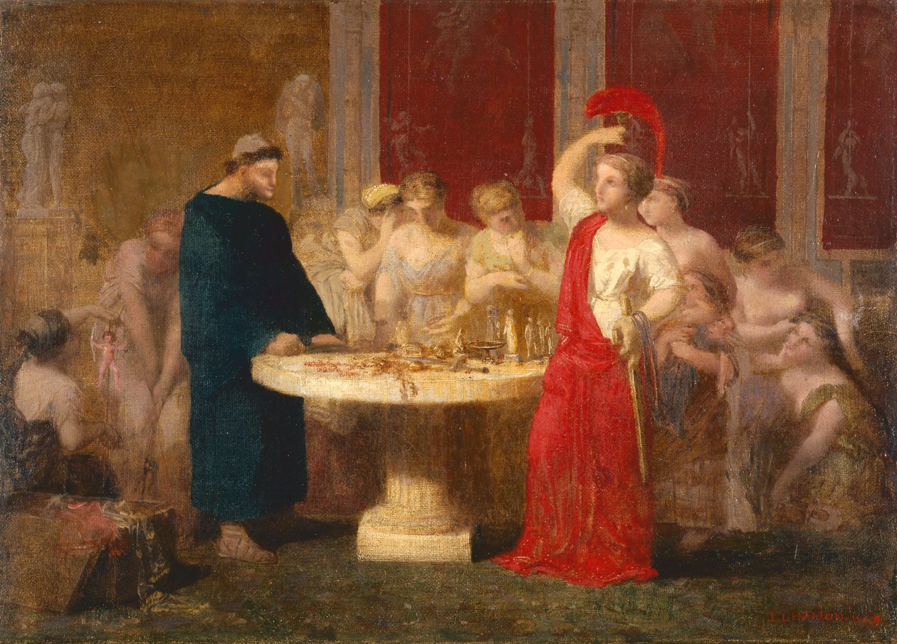 Roman Women by Jean Louis Hamon: Buy fine art print