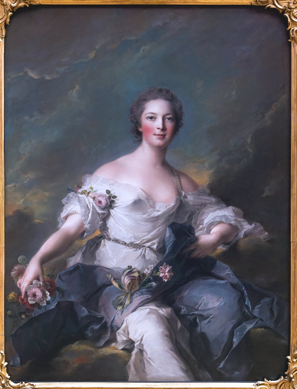 Marquioness of Baglion as Flora by Jean Marc Nattier