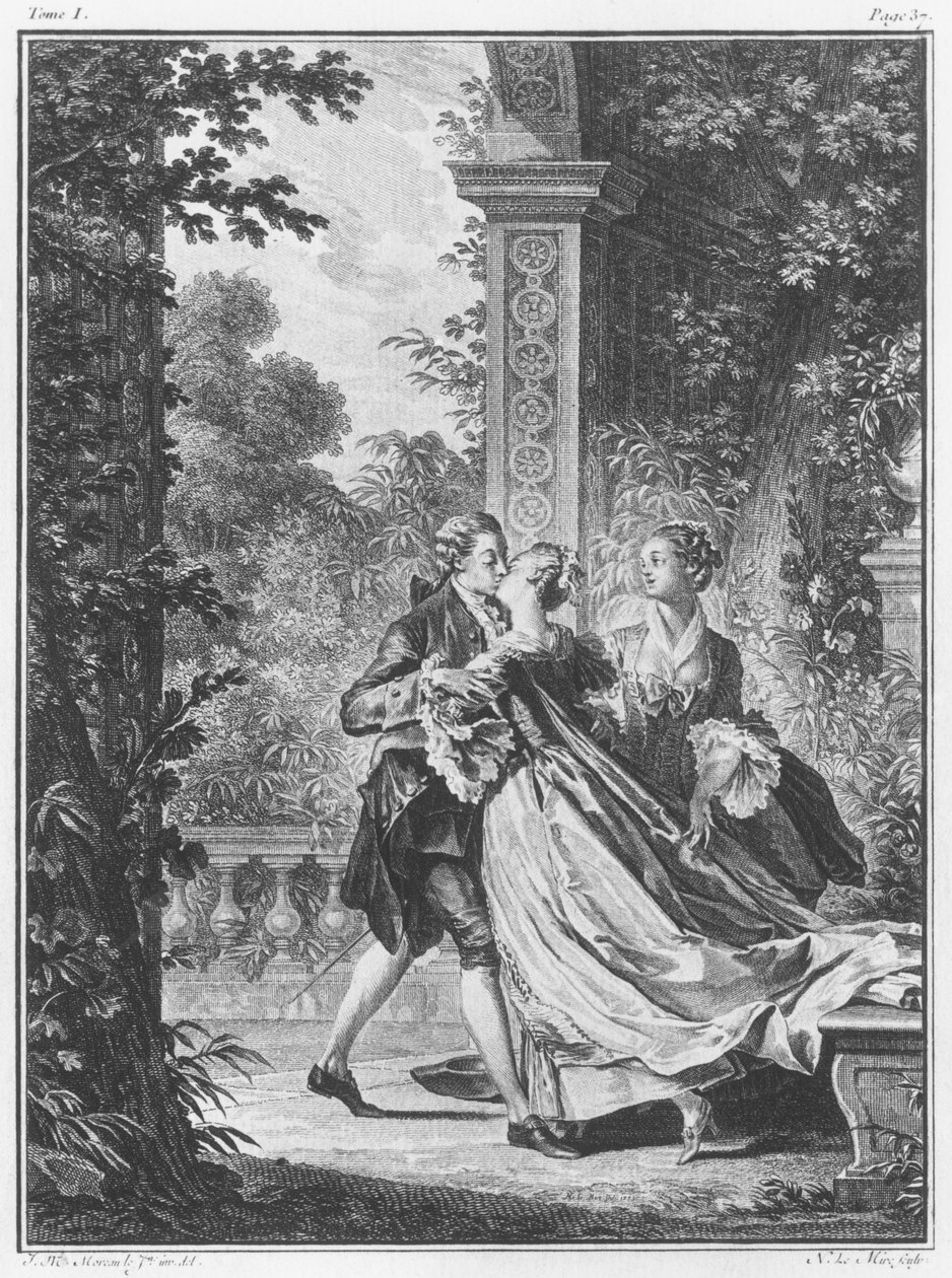 The First Kiss of Love, Volume I, Page 37, Illustration from 'La ...