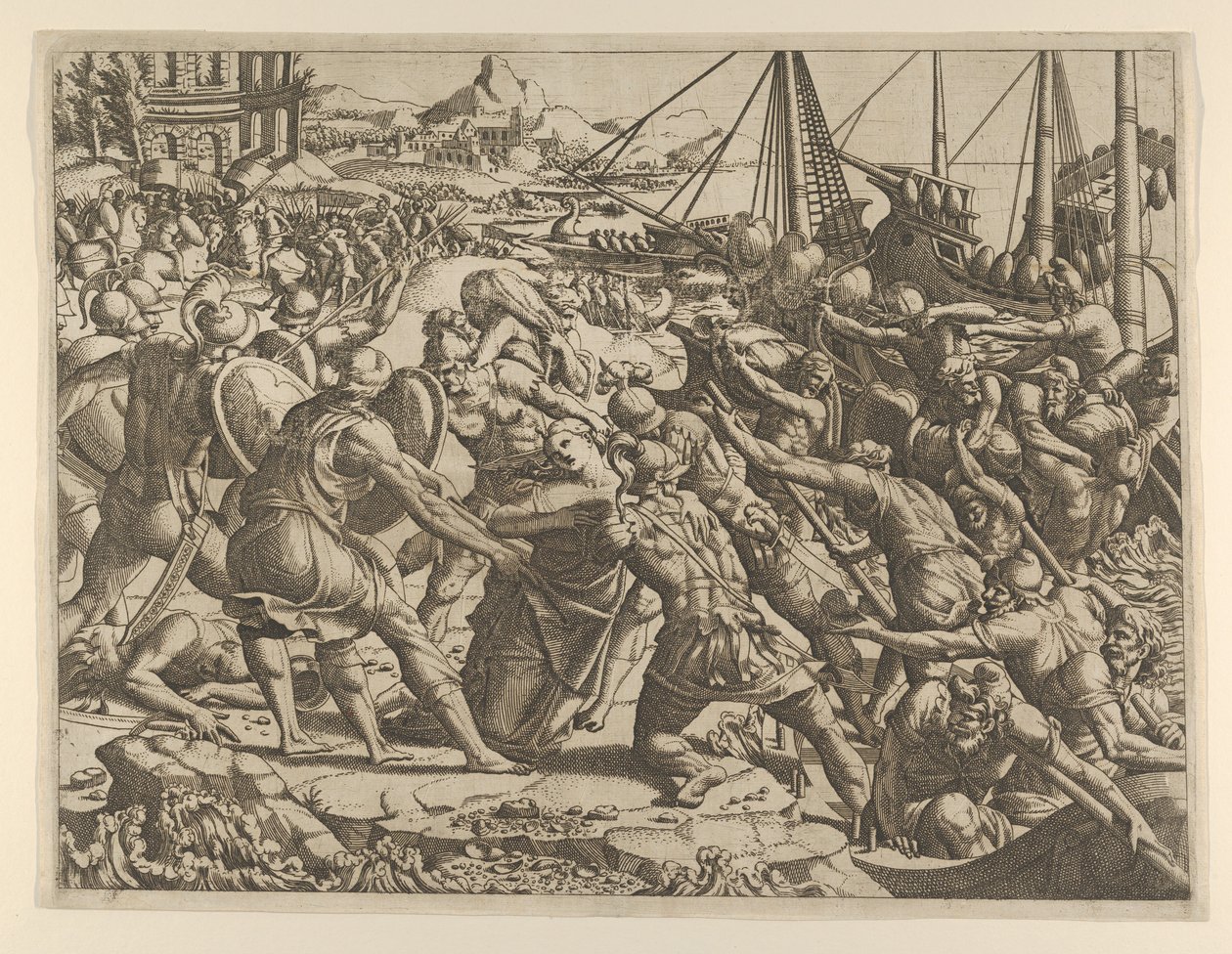 The Abduction of Helen by Jean Mignon