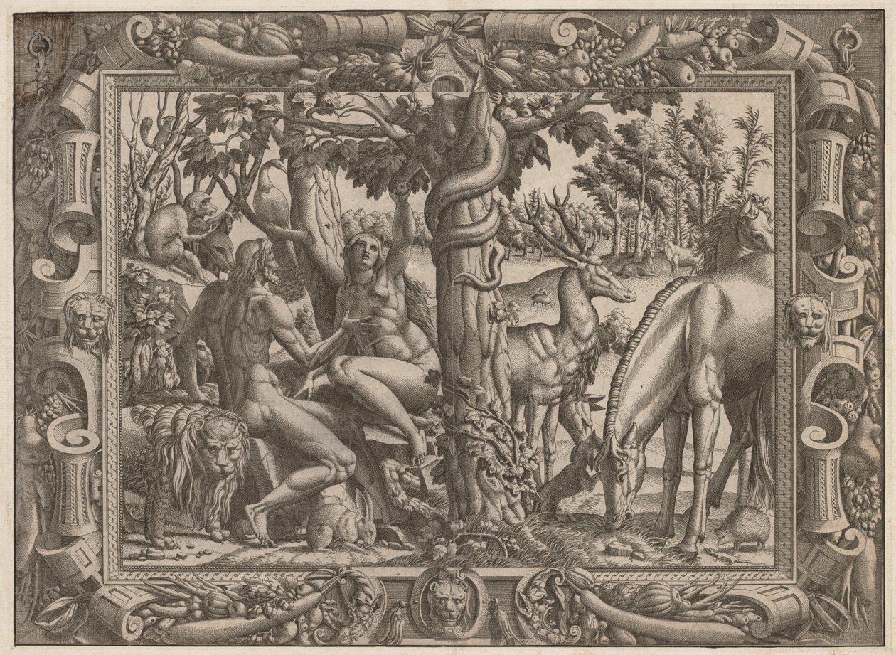 The Temptation of Eve by Jean Mignon