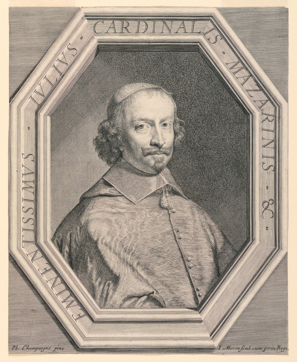 Portrait of Cardinal Mazarin by Jean Morin