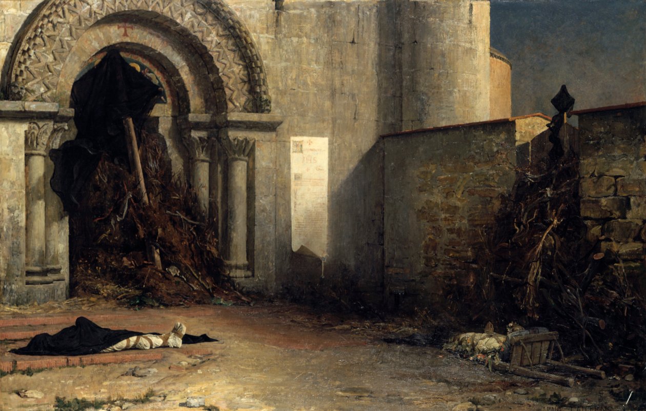 The Interdict by Jean Paul Laurens: Premium art reproduction