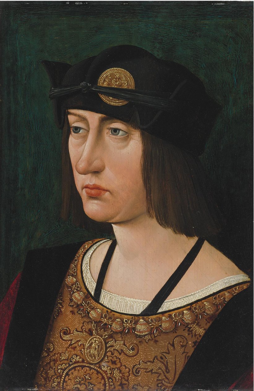 Portrait of Louis XII, King of France by Jean Perreal