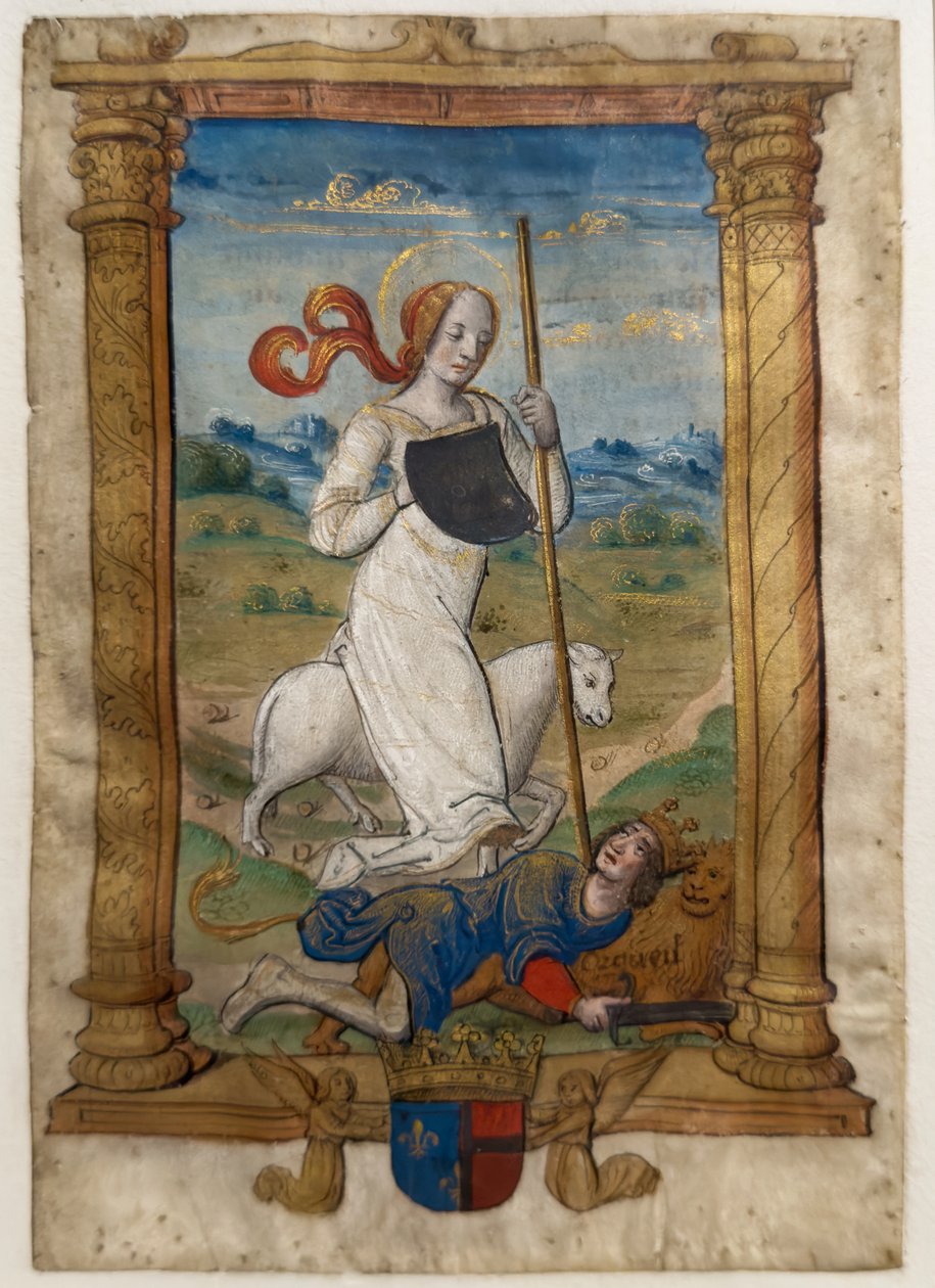 Humility and Pride. The Roundels of Virtues, after 1515 by Jean Pichore