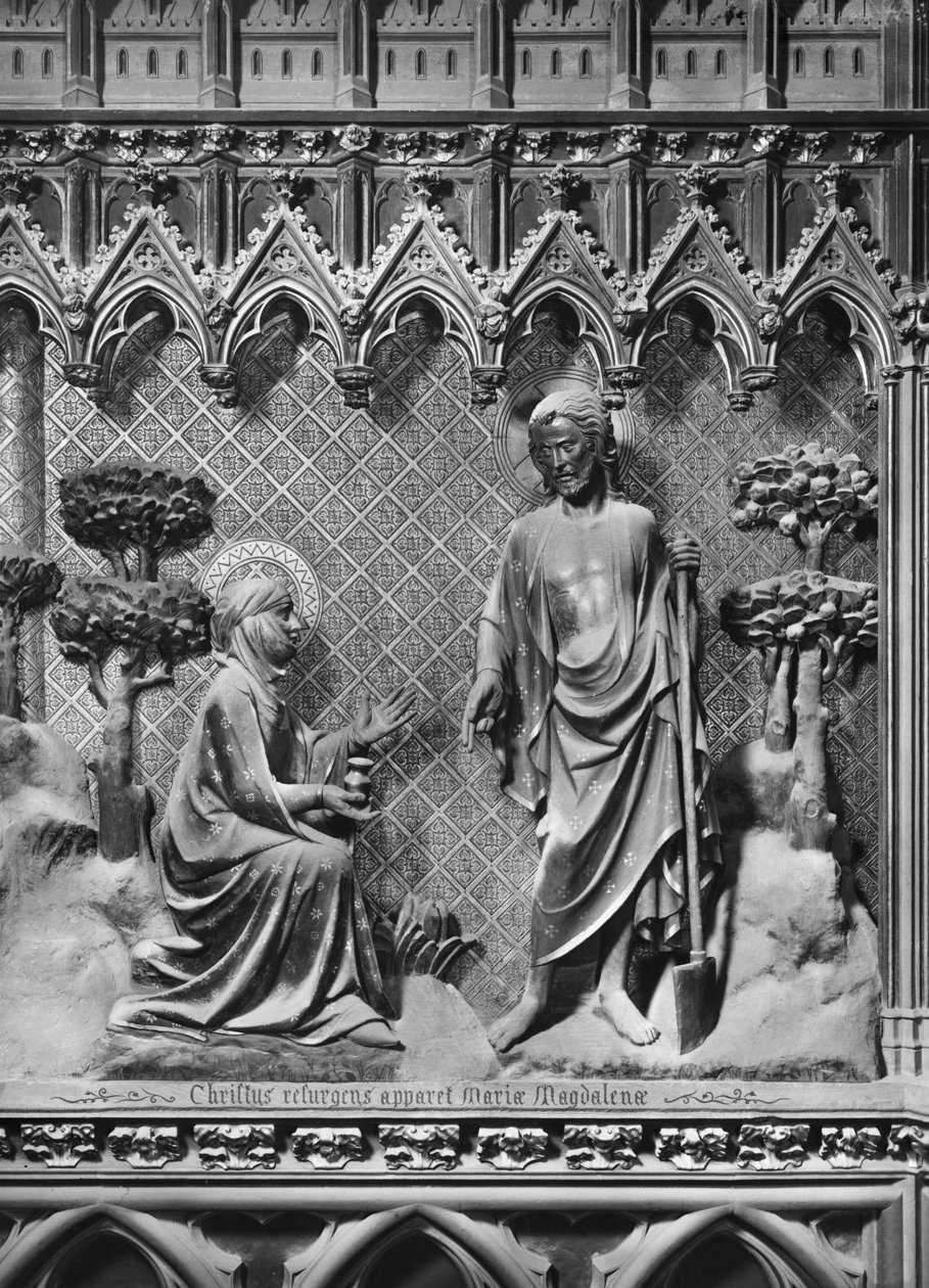 Cathedral, Interior, Choir Screen, Jesus Christ Appearing to Mary Magdalene by Jean and Jean Le Boutellier Ravy