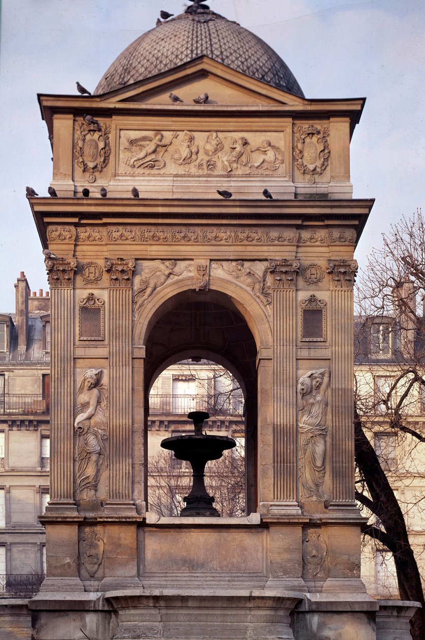 View of the Fountain of the Innocents by Jean and Lescot Pierre Goujon