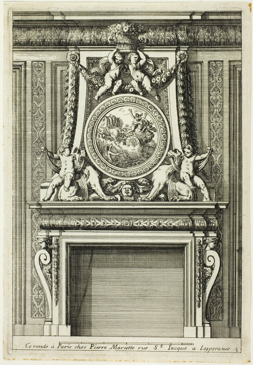 Chimneys in the Italian Manner by Jean le Pautre