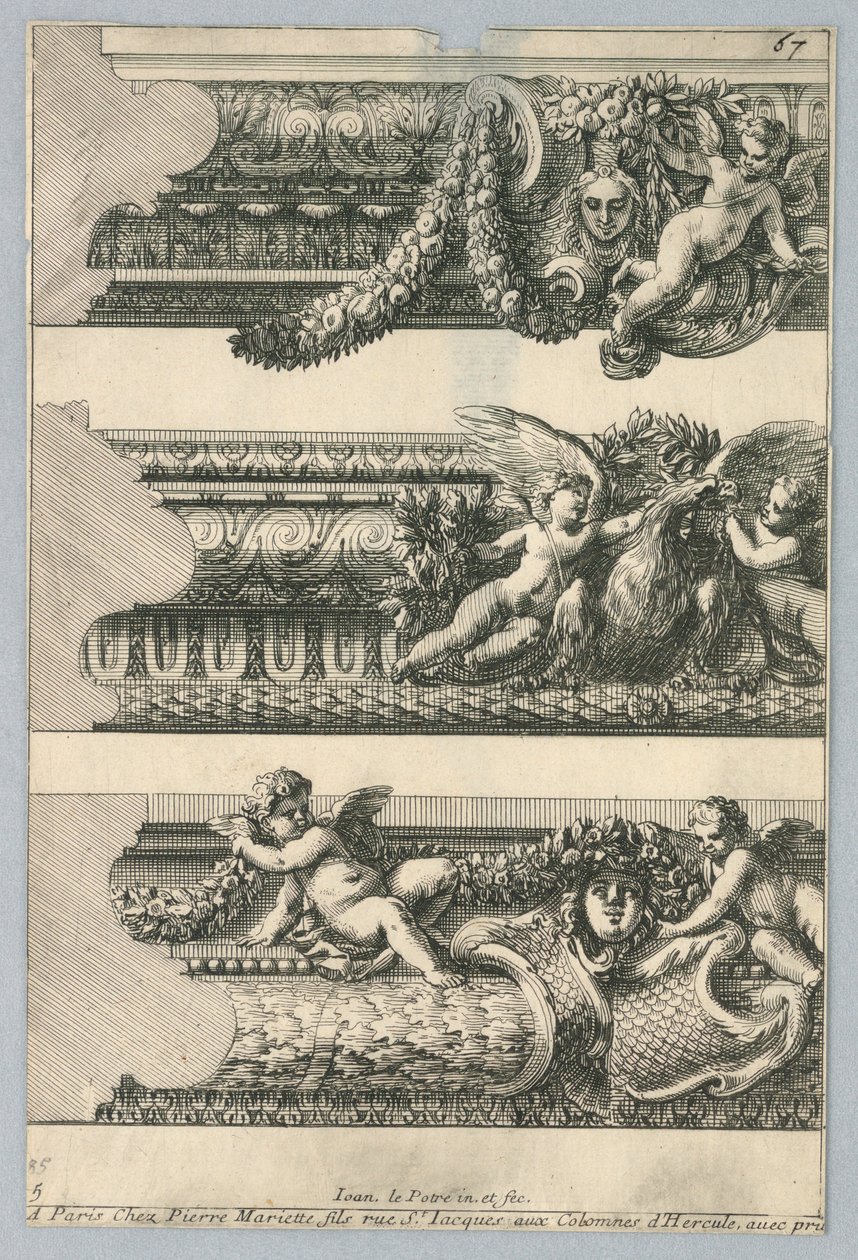Design for Painted Frames, from 