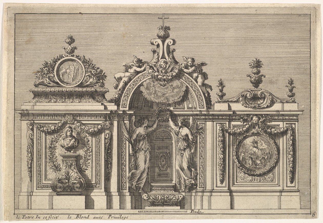 Design for a Tabernacle with Two Variants, from: Tabernacles à l