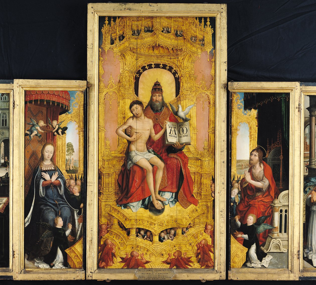 Polyptych of the Glorification of the Holy Trinity, Central Panel ...