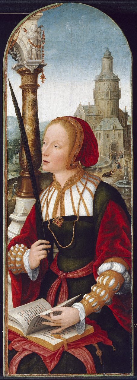 Saint Barbara by Jean the Elder Bellegambe