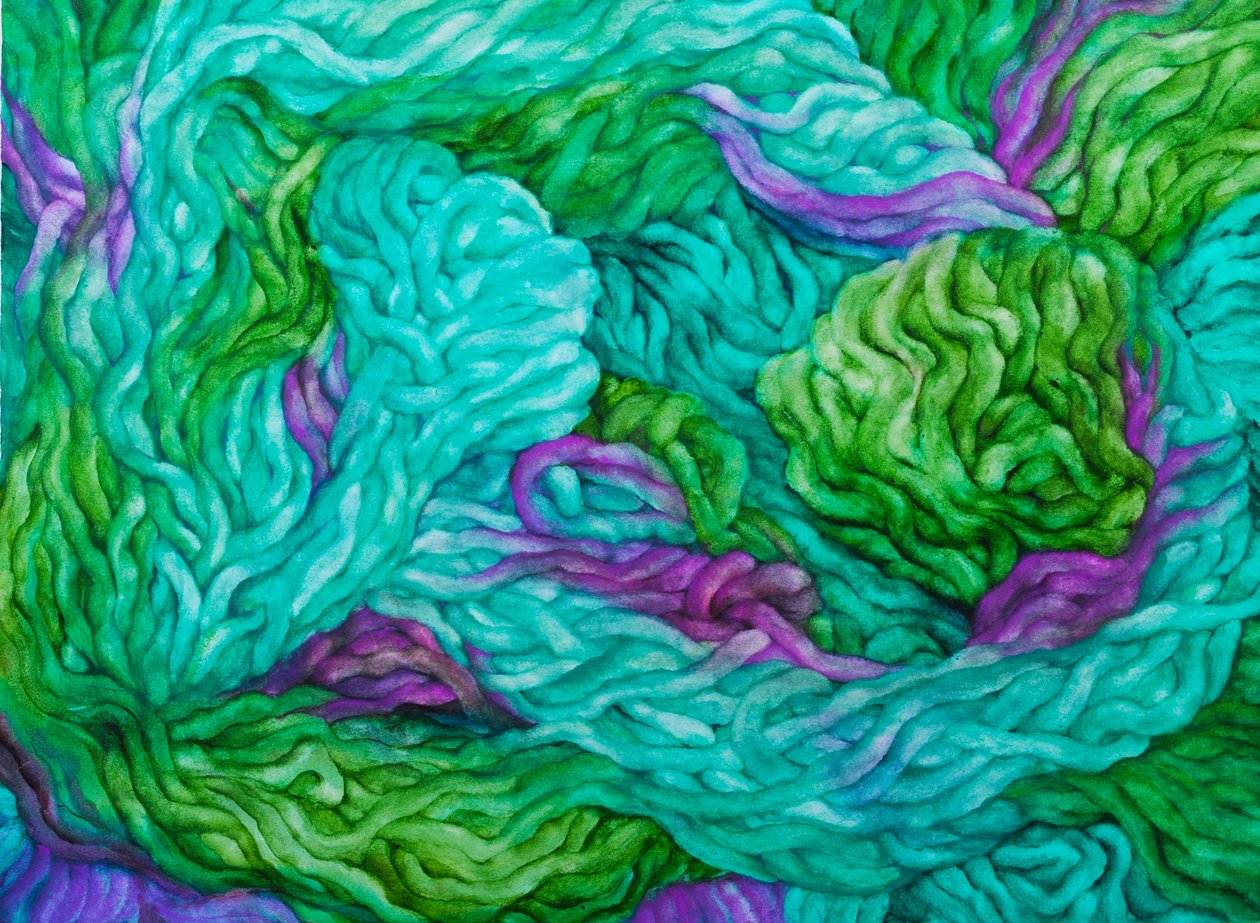 Wool Multi-coloured, 2013 by Jeanne Maze