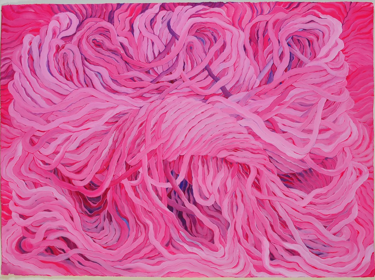 Wool Pink, 2013 by Jeanne Maze