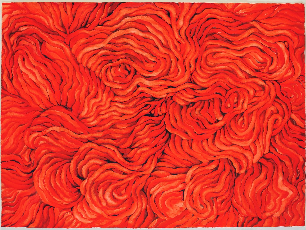 Wool Red, 2013 by Jeanne Maze