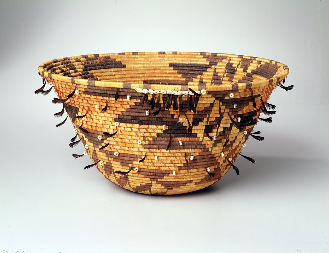 Girls Coiled Dowry or Puberty Basket, Pomo, Pinoleville, California by Jenny Hughes