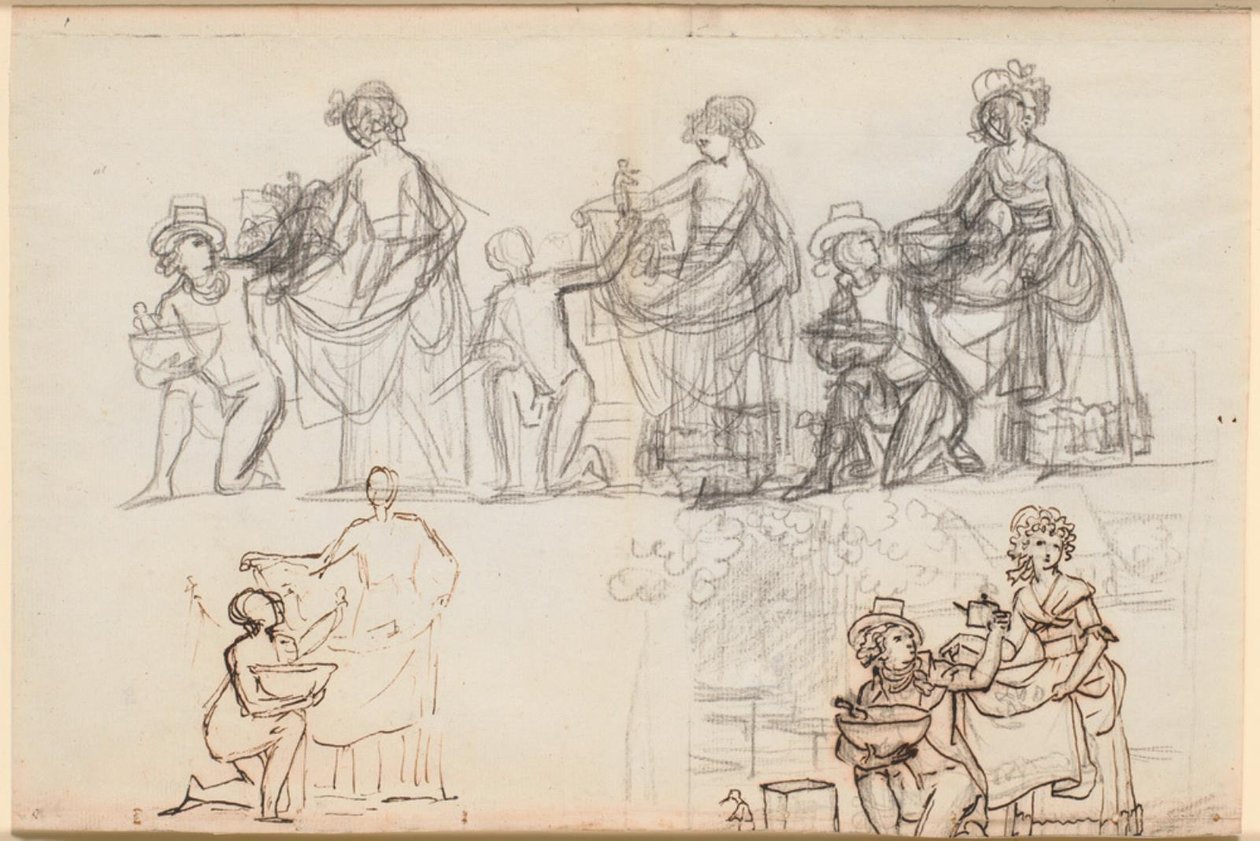 Various Drafts for a Scene from P.A. Heiberg