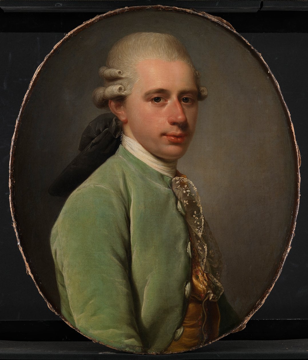 General Post Director Frederik Hauch as a Young Man by Jens Juel