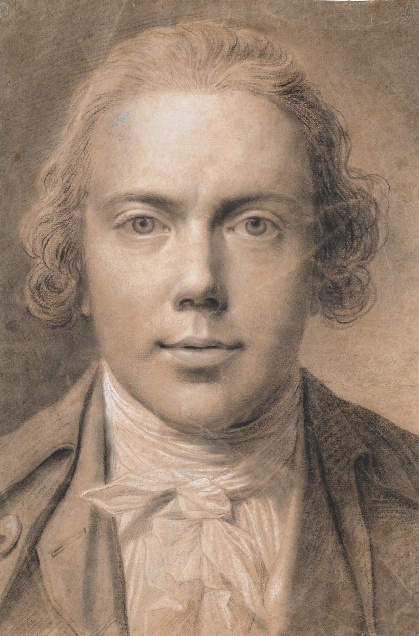 Self-Portrait, Bust Facing Forward by Jens Juel