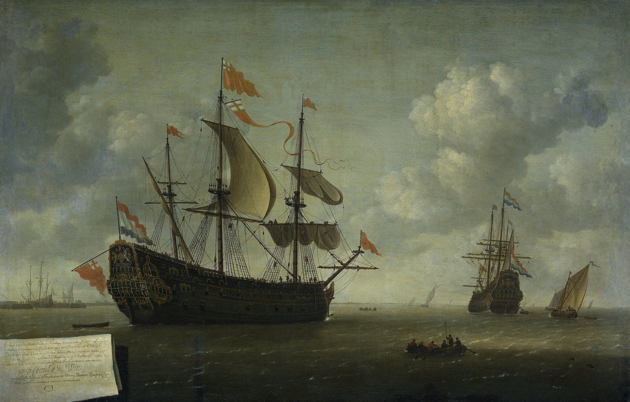 The Arrival of the Royal Charles by Jeronymus van Diest (II)
