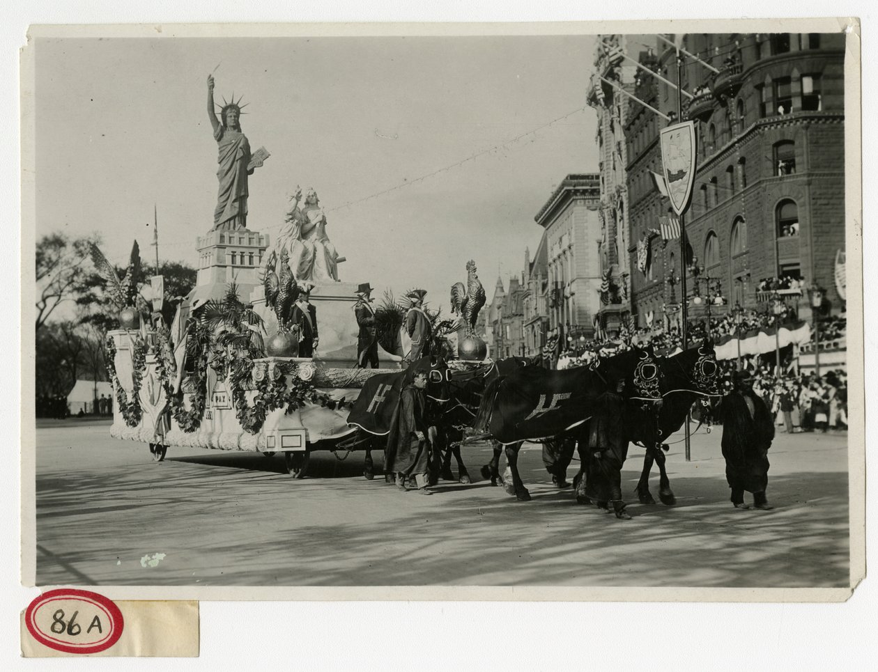 Historical Parade Float No 53: Statue of Liberty by Jessie Tarbox Beals