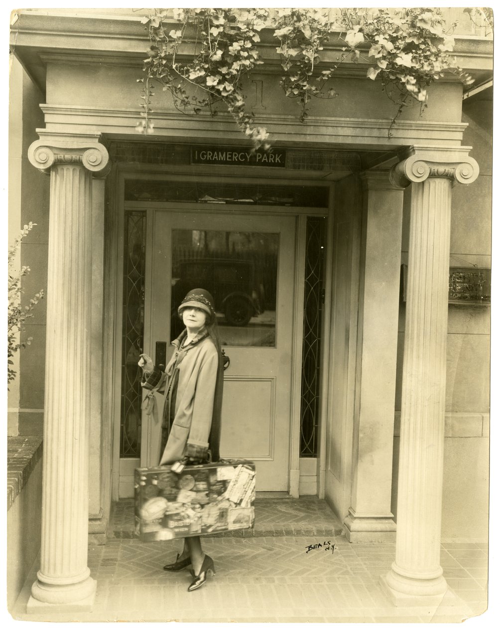 Mabel Herbert Urner, author of Helen & Warren ready for trip to Europe, c.1905-40 by Jessie Tarbox Beals