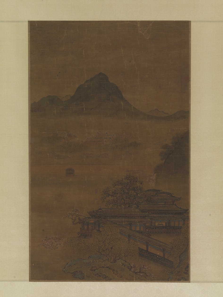 Palatial Pavilions in Spring Mists by Jiang Yuan