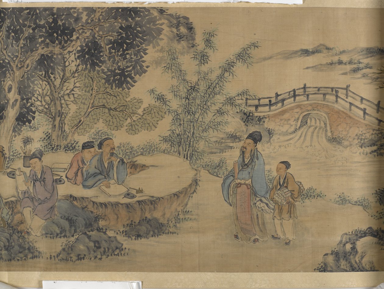 Gathering At The Lanting Orchid Pavilion by Jiuru Chen