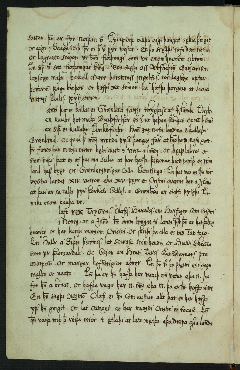 Copy of Íslendingabók by Jón Erlendsson, stored at Árni Magnússon Institute (page 10/25) by Jón Erlendsson