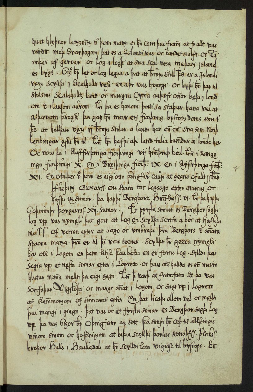 Copy of Íslendingabók by Jón Erlendsson, stored at Árni Magnússon Institute (page 15/25) by Jón Erlendsson